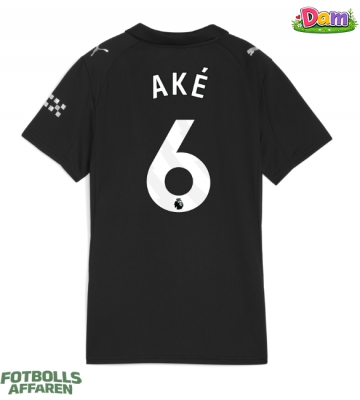 Manchester City Nathan Ake #6 Bortatröja Kvinnor 2025-26 Kortärmad